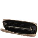 Penelope Exclusive zip Around Soft Leather Wallet Taupe TL142316