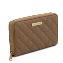 Penelope Exclusive zip Around Soft Leather Wallet Light Taupe TL142316