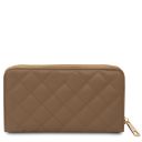 Penelope Exclusive zip Around Soft Leather Wallet Light Taupe TL142316