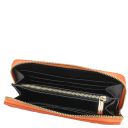 Penelope Exclusive zip Around Soft Leather Wallet Orange TL142316