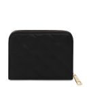 Teti Exclusive zip Around Soft Leather Wallet Black TL142319