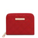 Teti Exclusive zip Around Soft Leather Wallet Lipstick Red TL142319