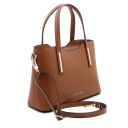 Olimpia Shopper Tasche aus Leder - Klein Cognac TL141591