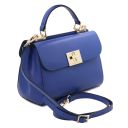 Armonia Leather Handbag Blue TL142286