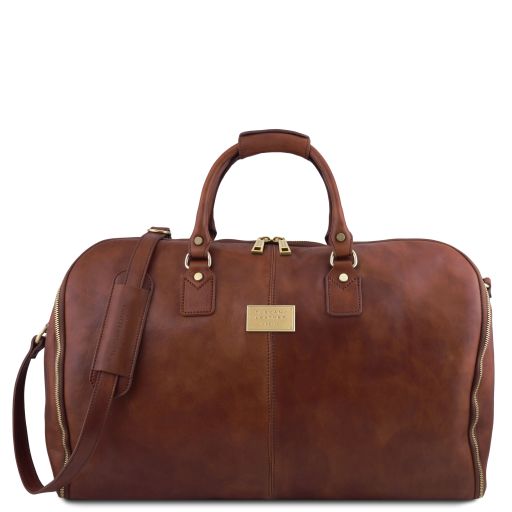 Antigua Reisetasche/Kleidersack aus Leder Braun TL142341