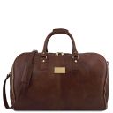 Antigua Travel Leather Duffle/Garment bag Dark Brown TL142341