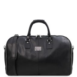Antigua Travel Leather Duffle/Garment bag Black TL142341