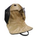 Antigua Reisetasche/Kleidersack aus Leder Schwarz TL142341