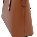 Olimpia Shopper Tasche aus Leder - Klein Cognac TL141591