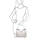 Clio Leather Secchiello bag Белый TL142356