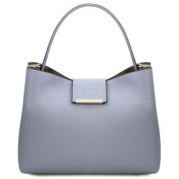 Clio Leather Secchiello bag Light Blue TL142356