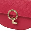 Astrea Sac Bandoulière en Cuir Fuchsia TL142284