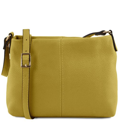 TL Bag Soft Leather Shoulder bag Green TL141720