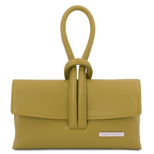 TL Bag Pochette in Pelle Verde TL141990