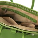TL Bag Кожаная сумка с золотистой фурнитурой Зеленый TL141529