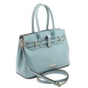 TL Bag Leather Handbag Light Blue TL142174
