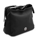 Charlotte Soft Leather Shoulder bag Black TL142362