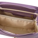 Elettra Soft Leather Shoulder bag Lilac TL142353