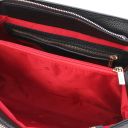 Elettra Schultertasche aus Weichem Leder Schwarz TL142353