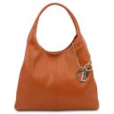 TL Keyluck Soft Leather Shoulder bag Brandy TL142264