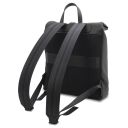 Denver Soft Leather Backpack Black TL142355