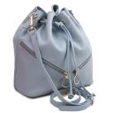 TL Bag Bolso Cubo Secchiello en Piel Suave Azul claro TL142360