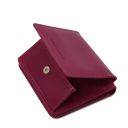 Elégant Portefeuille en Cuir Avec Porte Monnaie Fuchsia TL142059