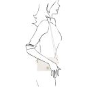 Lily Soft Leather Shoulder bag White TL142375