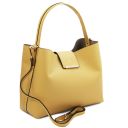 Clio Leather Secchiello bag Pastel yellow TL142356