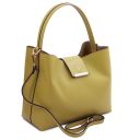Clio Leather Secchiello bag Green TL142356