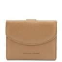 Calliope Exclusive 3 Fold Leather Wallet for Women With Coin Pocket Champagne TL142058