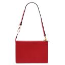 Perla Handtasche aus Leder Lipstick Rot TL142365