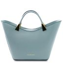 TL Bag Bolso Noche en Piel Azul claro TL142287