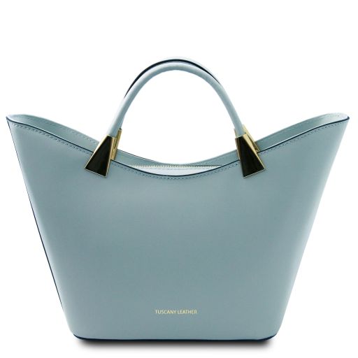 TL Bag Sac à Main en Cuir Bleu céleste TL142287