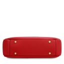 Elettra Borsa al Hombro en Piel Suave Rojo Lipstick TL142353