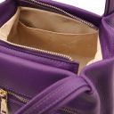 Nora Soft Leather Handbag Purple TL142372