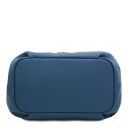 Nora Handtasche aus Weichem Leder Blau TL142372