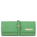 Soft Leather Jewellery Case Mint Green TL142193