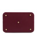 Minerva Sac Seau Pour Femme en Cuir Bordeaux TL142145