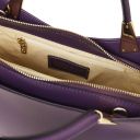 TL Bag Borsa a Mano in Pelle Viola TL142287