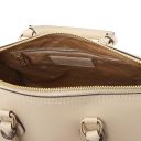 Layla Leather Duffle bag Beige TL142399