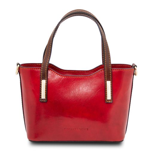 Amelia Bolso en Piel Rojo TL142406