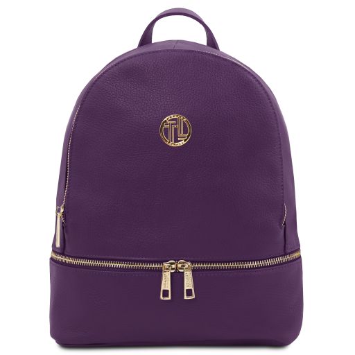 TL Bag Zaino in Pelle Morbida Viola TL142280