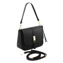 Nausica Leather Shoulder bag Black TL141707