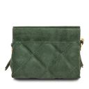 Eloise Bolso con Bandolera en Piel de Gamuza Verde Oscuro TL142400