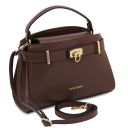 Maisy Handtasche aus Leder Kaffee TL142394