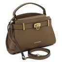 Maisy Handtasche aus Leder Tannengrün TL142394