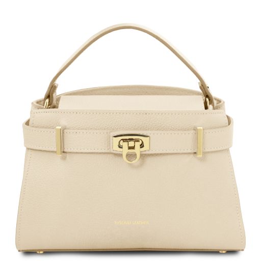 Maisy Handtasche aus Leder Beige TL142394