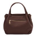 Nora Soft Leather Handbag Coffee TL142372