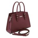 TL Bag Leather Handbag Bordeaux TL142147